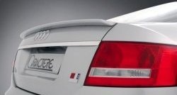 5 649 р. Лип спойлер CT Audi A6 C6 дорестайлинг, седан (2004-2008) (Неокрашенный)  с доставкой в г. Нижний Новгород. Увеличить фотографию 1