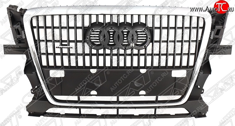 11 649 р. Решетка радиатора SAT  Audi Q5  8R (2008-2012) дорестайлинг (Неокрашенная)  с доставкой в г. Нижний Новгород