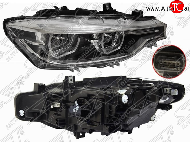 22 299 р. Правая передняя фара SAT (LED) BMW 3 серия F31 универсал рестайлинг (2015-2018)  с доставкой в г. Нижний Новгород