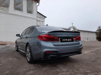 10 999 р. Пластиковые накладки M-порогов  BMW 5 серия  G30 (2016-2020) дорестайлинг, седан  с доставкой в г. Нижний Новгород. Увеличить фотографию 13