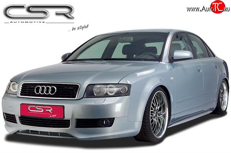 4 399 р. Накладка CSR на передний бампер  Audi A4  B6 (2000-2006) седан  с доставкой в г. Нижний Новгород