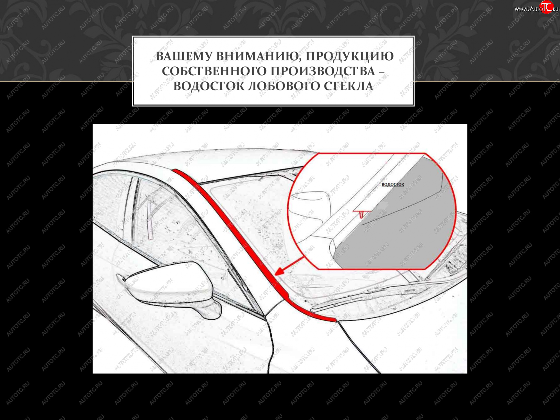 1 849 р. Водостоки лобового стекла Стрелка 11  BMW 7 серия  G11-G12 (2015-2019) дорестайлинг,седан  с доставкой в г. Нижний Новгород