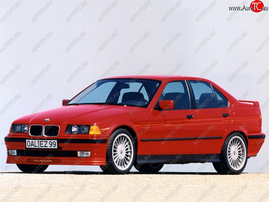 12 219 р. Накладка на передний бампер Alpina BMW 3 серия E36 седан (1990-2000)  с доставкой в г. Нижний Новгород