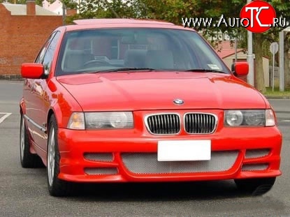 8 149 р. Передний бампер Seidl V2 BMW 3 серия E36 седан (1990-2000) (Неокрашенный)  с доставкой в г. Нижний Новгород