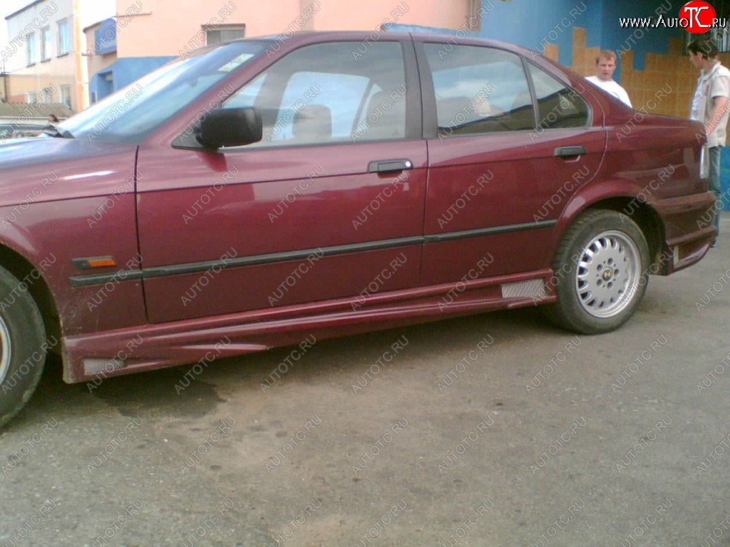 3 549 р. Пороги накладки M-Sport BMW 3 серия E36 седан (1990-2000)  с доставкой в г. Нижний Новгород