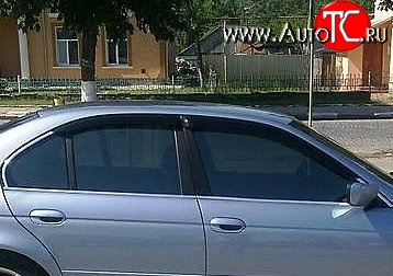 999 р. Комплект дефлекторов окон (ветровиков) 4 шт. (седан) Russtal BMW 5 серия E39 седан рестайлинг (2000-2003)  с доставкой в г. Нижний Новгород