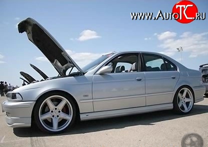 8 499 р. Пороги накладки AC Schnitzer BMW 5 серия E39 седан рестайлинг (2000-2003) (Неокрашенные)  с доставкой в г. Нижний Новгород