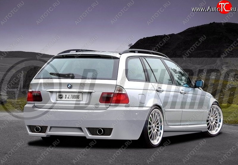 25 899 р. Задний бампер (универсал) D.J. BMW 3 серия E46 седан дорестайлинг (1998-2001)  с доставкой в г. Нижний Новгород