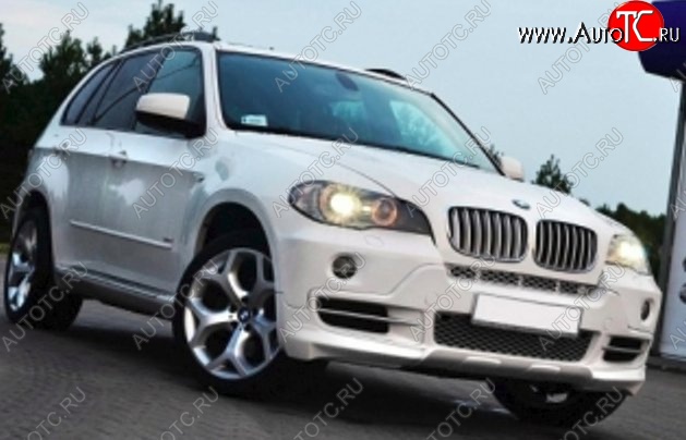 8 999 р. Накладка на передний бампер CT BMW X5 E53 дорестайлинг (1999-2003) (Неокрашенная)  с доставкой в г. Нижний Новгород