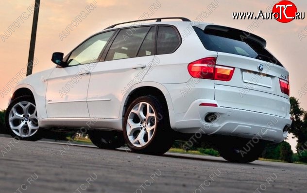 9 349 р. Накладка на задний бампер CT BMW X5 E53 дорестайлинг (1999-2003) (Неокрашенная)  с доставкой в г. Нижний Новгород