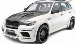 32 249 р. Пластиковый капот Hamman Style BMW X6 E71 дорестайлинг (2008-2012) (Неокрашенный)  с доставкой в г. Нижний Новгород. Увеличить фотографию 2