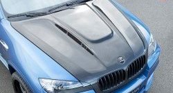 32 249 р. Пластиковый капот Hamman Style BMW X6 E71 дорестайлинг (2008-2012) (Неокрашенный)  с доставкой в г. Нижний Новгород. Увеличить фотографию 3