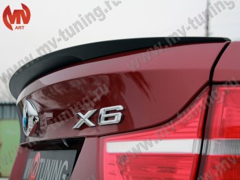 4 649 р. Лип спойлер Tuning-Sport BMW X6 E71 рестайлинг (2012-2014) (Неокрашенный)  с доставкой в г. Нижний Новгород. Увеличить фотографию 4