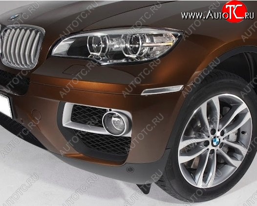 5 949 р. Подиумы противотуманных фар СТ BMW X6 E71 дорестайлинг (2008-2012)  с доставкой в г. Нижний Новгород