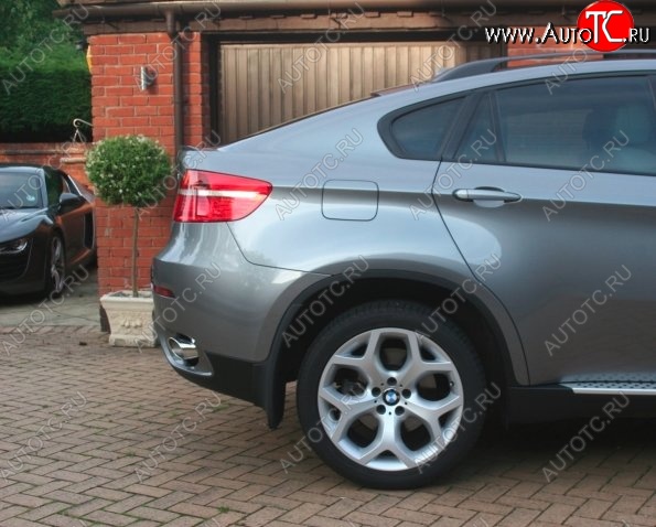 7 449 р. Брызговики CT BMW X6 E71 рестайлинг (2012-2014)  с доставкой в г. Нижний Новгород