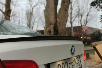 2 799 р. Лип спойлер  3 серия E92 (04-11) АВТОКРАТ  BMW 3 серия  E90 (2004-2008) седан дорестайлинг (Неокрашенный)  с доставкой в г. Нижний Новгород. Увеличить фотографию 3