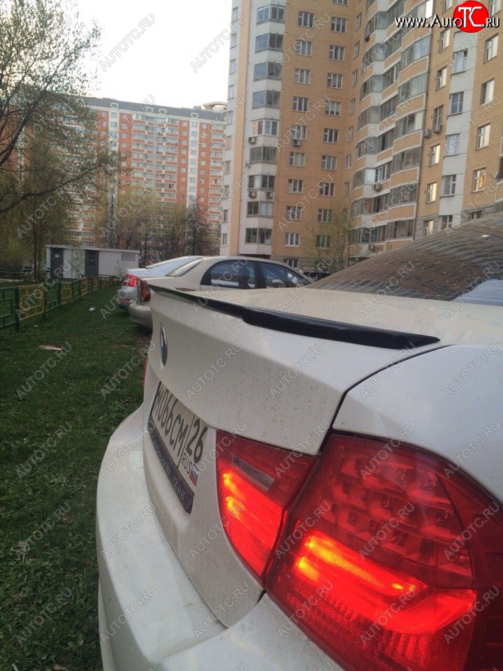 3 399 р. Лип спойлер  3 серия E90 (04-11) АВТОКРАТ  BMW 3 серия  E90 (2004-2008) седан дорестайлинг (Неокрашенный)  с доставкой в г. Нижний Новгород