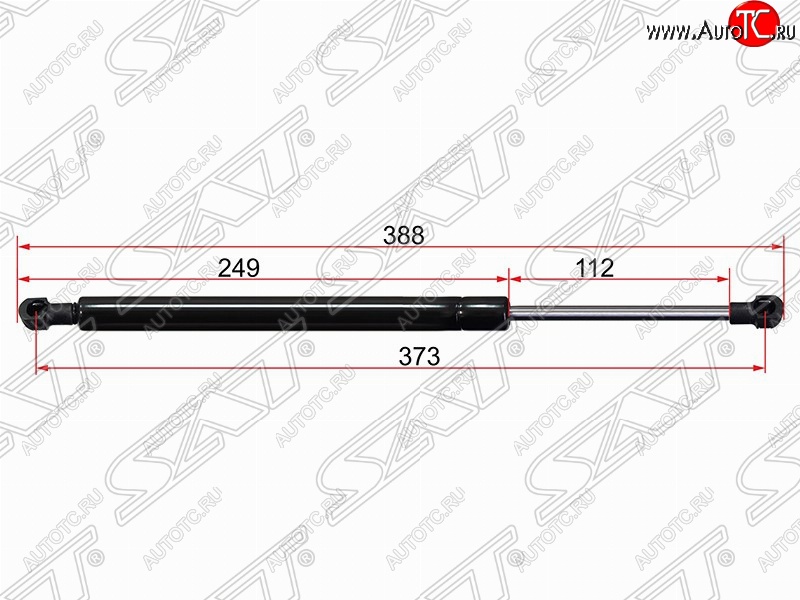 549 р. Упор крышки багажника SAT (газовый)  BMW 3 серия  E90 (2004-2008) седан дорестайлинг  с доставкой в г. Нижний Новгород