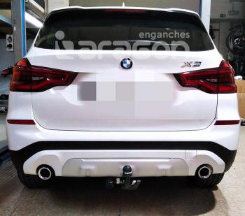 Фаркоп Aragon BMW iX3 G08 рестайлинг (2021-2024)  (тип шара S (горизонтальный, легкосъемный))