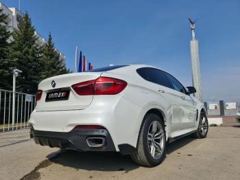 14 899 р. Пластиковые накладки под пороги М-Perfomance BMW X6 F16 (2014-2020) (цвет: черный глянец)  с доставкой в г. Нижний Новгород. Увеличить фотографию 3