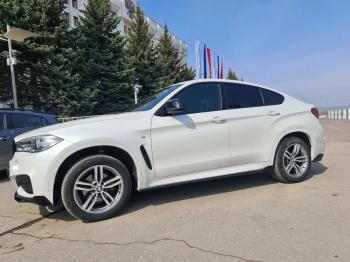 14 899 р. Пластиковые накладки под пороги М-Perfomance BMW X6 F16 (2014-2020) (цвет: черный глянец)  с доставкой в г. Нижний Новгород. Увеличить фотографию 4