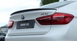 11 199 р. Лип спойлер BS BMW X6 F16 (2014-2020) (Неокрашенный)  с доставкой в г. Нижний Новгород. Увеличить фотографию 2