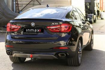 9 499 р. Лип спойлер M-Performance BMW X6 F16 (2014-2020) (цвет: черный глянец)  с доставкой в г. Нижний Новгород. Увеличить фотографию 3