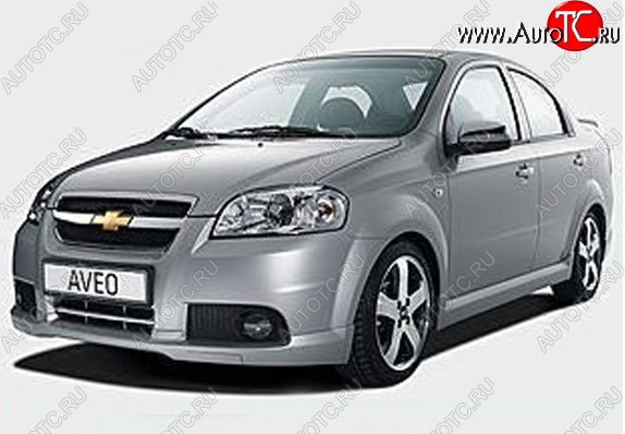 5 099 р. Пороги накладки CT v2 Chevrolet Aveo T250 седан рестайлинг (2006-2011) (Неокрашенные)  с доставкой в г. Нижний Новгород