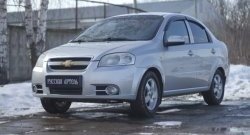 1 039 р. Защитная сетка решетки переднего бампера RA Chevrolet Aveo T250 седан рестайлинг (2006-2011)  с доставкой в г. Нижний Новгород. Увеличить фотографию 4