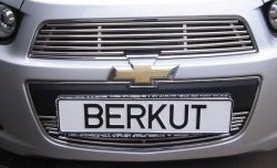 3 999 р. Декоративная вставка воздухозаборника Berkut  Chevrolet Aveo  T300 (2011-2015) седан, хэтчбек  с доставкой в г. Нижний Новгород. Увеличить фотографию 1