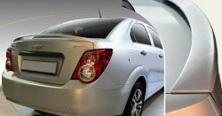 3 799 р. Спойлер CT Chevrolet Aveo T300 седан (2011-2015) (Неокрашенный)  с доставкой в г. Нижний Новгород. Увеличить фотографию 1