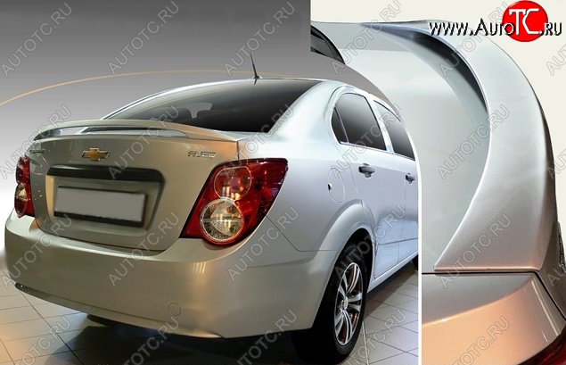 3 799 р. Спойлер CT Chevrolet Aveo T300 седан (2011-2015) (Неокрашенный)  с доставкой в г. Нижний Новгород