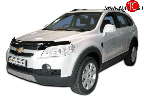 2 879 р. Дефлектор капота NovLine Chevrolet Captiva  дорестайлинг (2006-2011)  с доставкой в г. Нижний Новгород