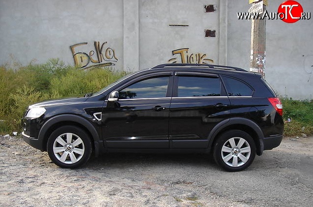 2 779 р. Дефлекторы окон (ветровики) Novline 4 шт. Chevrolet Captiva  дорестайлинг (2006-2011)  с доставкой в г. Нижний Новгород