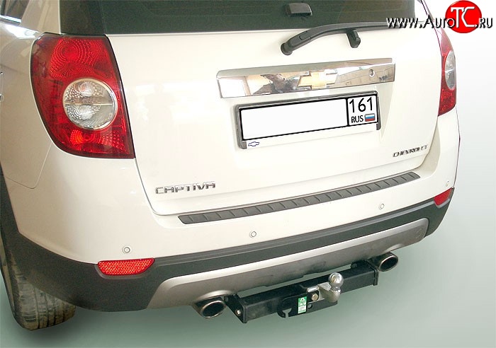 8 399 р. Фаркоп Лидер Плюс (до 1500 кг) Chevrolet Captiva  дорестайлинг (2006-2011) (Без электропакета)  с доставкой в г. Нижний Новгород