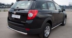 13 849 р. Защита порогов из круглой трубы диаметром 63 мм Russtal Chevrolet Captiva 1-ый рестайлинг (2011-2013) (Защита порогов с со скосами на торцах (вариант 1))  с доставкой в г. Нижний Новгород. Увеличить фотографию 12