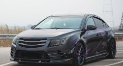 9 299 р. Передний бампер MYRIDE STYLE Chevrolet Cruze J300 седан дорестайлинг (2009-2012) (Неокрашенный)  с доставкой в г. Нижний Новгород. Увеличить фотографию 2