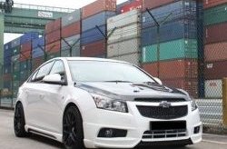 4 199 р. Пороги накладки Extrime Chevrolet Cruze J300 седан дорестайлинг (2009-2012) (Неокрашенные)  с доставкой в г. Нижний Новгород. Увеличить фотографию 3