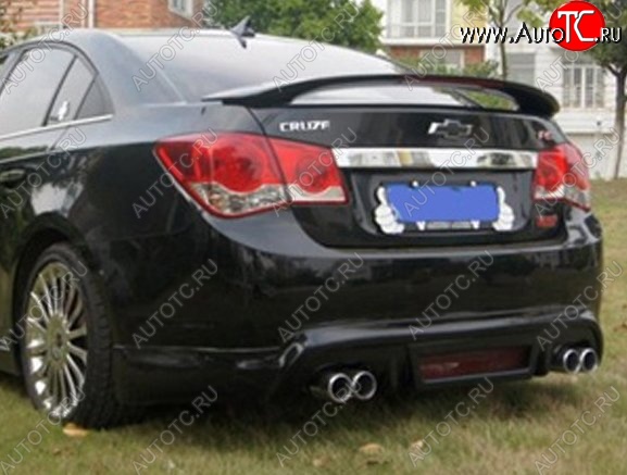 3 999 р. Спойлер CT Chevrolet Cruze J300 седан дорестайлинг (2009-2012) (Неокрашенный)  с доставкой в г. Нижний Новгород