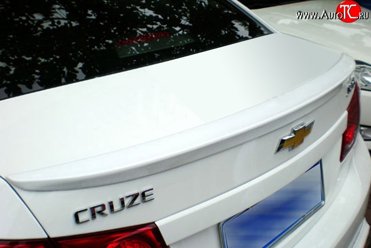 2 599 р. Лип спойлер M-VRS Chevrolet Cruze J300 седан дорестайлинг (2009-2012) (Неокрашенный)  с доставкой в г. Нижний Новгород