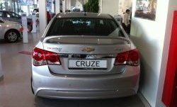 6 849 р. Спойлер LitCompany Chevrolet Cruze J300 седан дорестайлинг (2009-2012) (Неокрашенный)  с доставкой в г. Нижний Новгород. Увеличить фотографию 6