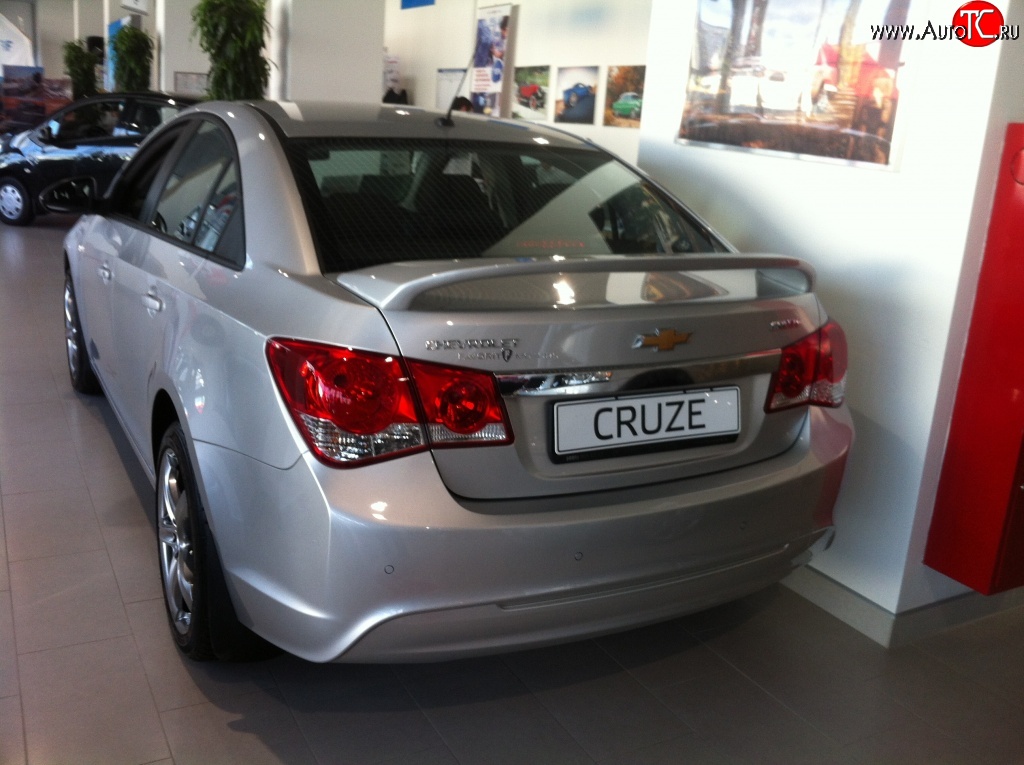 6 849 р. Спойлер LitCompany Chevrolet Cruze J300 седан дорестайлинг (2009-2012) (Неокрашенный)  с доставкой в г. Нижний Новгород