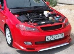 1 249 р. Нижняя планка для накладки переднего бампера CT 1 Chevrolet Lacetti хэтчбек (2002-2013) (Неокрашенная)  с доставкой в г. Нижний Новгород. Увеличить фотографию 1