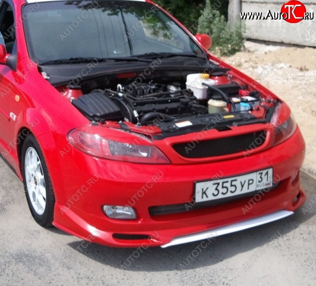 1 249 р. Нижняя планка для накладки переднего бампера CT 1 Chevrolet Lacetti хэтчбек (2002-2013) (Неокрашенная)  с доставкой в г. Нижний Новгород