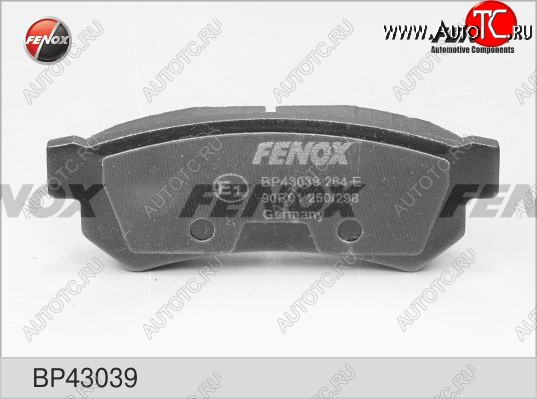 1 149 р. Колодка заднего дискового тормоза FENOX (без ушек)  Chevrolet Lacetti ( седан,  универсал,  хэтчбек) (2002-2013)  с доставкой в г. Нижний Новгород