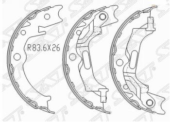 Комплект колодок стояночного тормоза SAT Chevrolet Lacetti универсал (2002-2013)