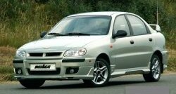 Реснички на фары Nika Daewoo Lanos T150 хэтчбэк 5 дв. рестайлинг (2002-2008)