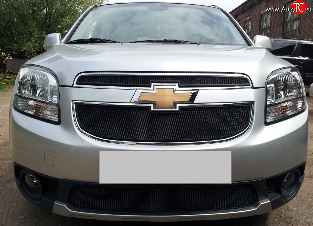 1 469 р. Сетка воздухозаборника переднего бампера Russtal Chevrolet Orlando (2011-2018)  с доставкой в г. Нижний Новгород