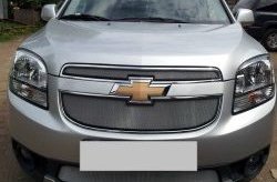 1 539 р. Сетка в решетку радиатора (нижняя) Russtal  Chevrolet Orlando (2011-2018) (хром)  с доставкой в г. Нижний Новгород. Увеличить фотографию 5