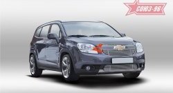 7 379 р. Декоративные элементы решетки радиатора Souz-96 (d10)  Chevrolet Orlando (2011-2018)  с доставкой в г. Нижний Новгород. Увеличить фотографию 1